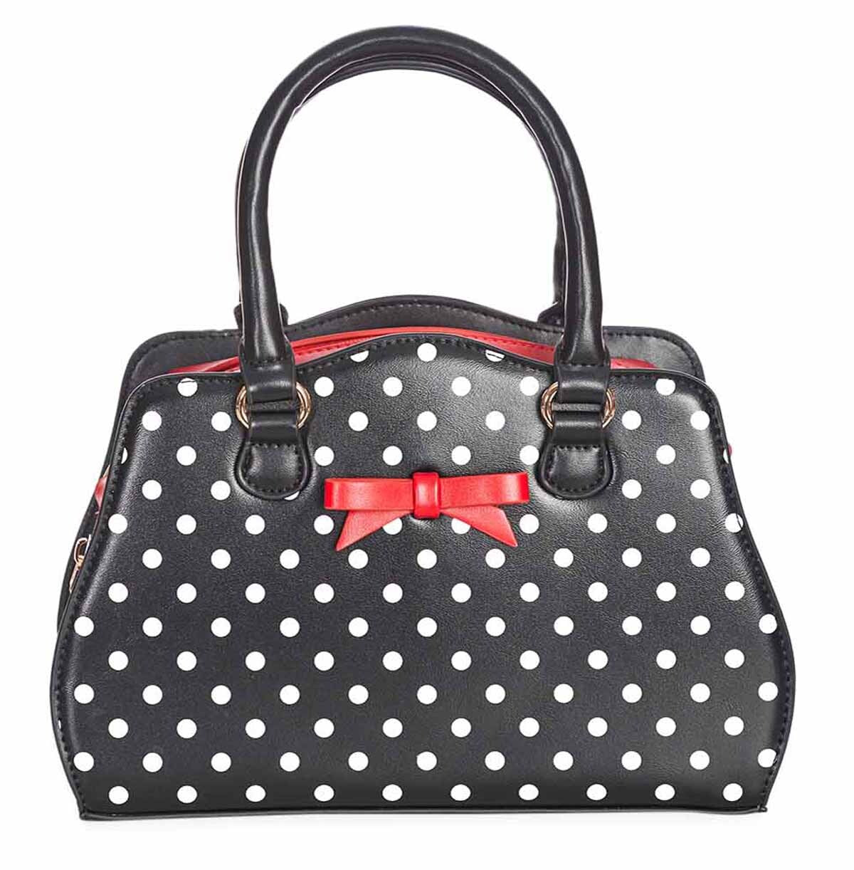 Banned_POPPY_POLKA_Vintage_Retro_Punkte_HENKELTASCHE__Handbag_-_Schwarz-1