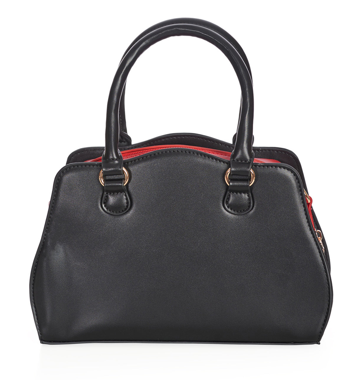 Banned_POPPY_POLKA_Vintage_Retro_Punkte_HENKELTASCHE__Handbag_-_Schwarz-4