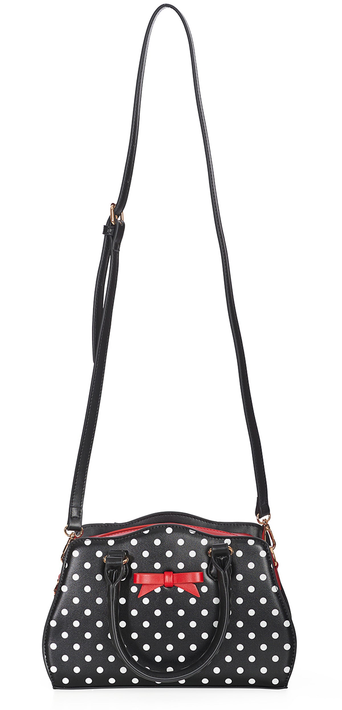 Banned_POPPY_POLKA_Vintage_Retro_Punkte_HENKELTASCHE__Handbag_-_Schwarz-5