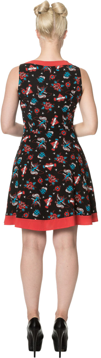 Banned_REGRET_NOTHING_Oldschool_Tattoo_BOW_Swallow_Dress_KLEID-38H6wmNjUBmKTc