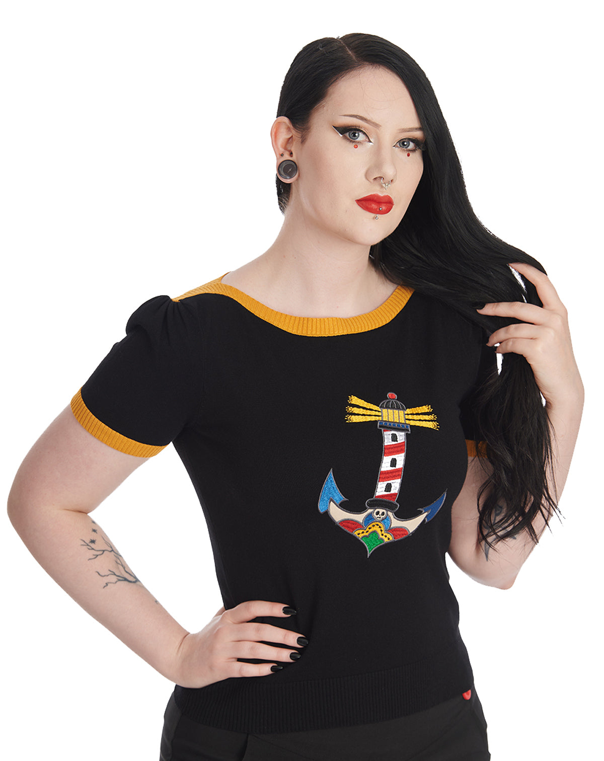 Banned_SAILING_SWEETHEART_Retro_Lighthouse_LEUCHTTURM_Vintage_Oberteil_JUMPER_Pullover-1xZQAV6Hw567Go