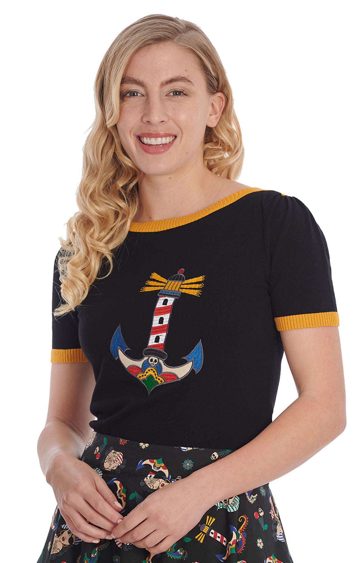 Banned_SAILING_SWEETHEART_Retro_Lighthouse_LEUCHTTURM_Vintage_Oberteil_JUMPER_Pullover-2CUDFqL6SP9wJM
