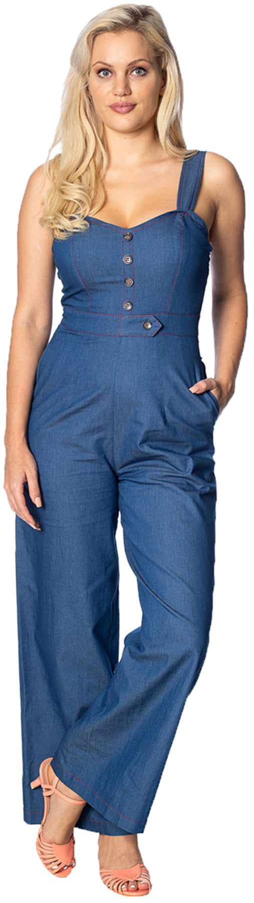 Banned_SEASIDE_DINER_50s_Traeger_CHAMBRAY_Retro_JUMPSUIT_Overall_killer_kirscheOZfM8rdBZqfFD