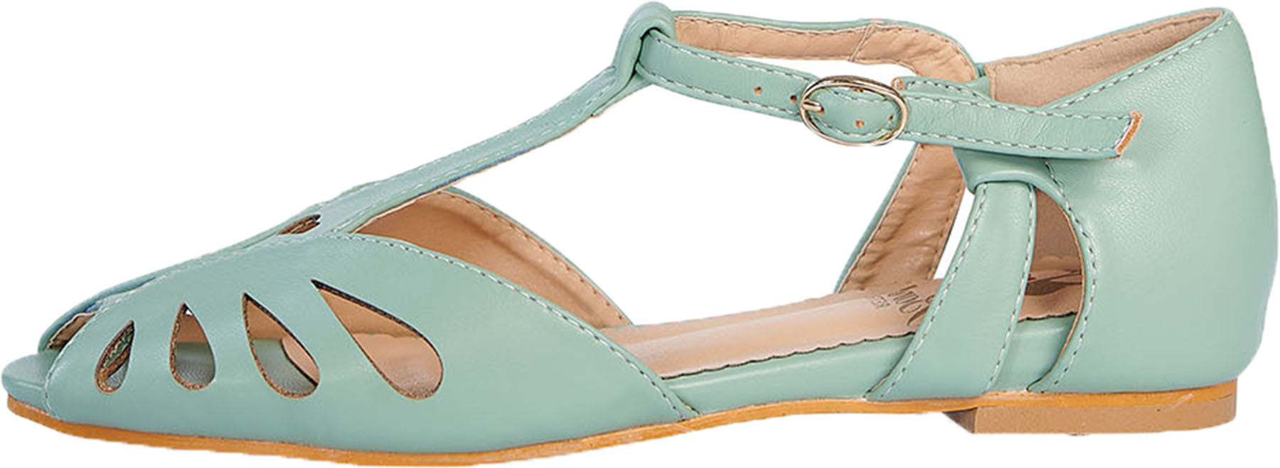 Banned_SECRET_LOVE_Retro_CUT-OUT_Riemchen_Peeptoe_SANDALEN_Flats_-_Mintgruen_Killer_Kirsche-2