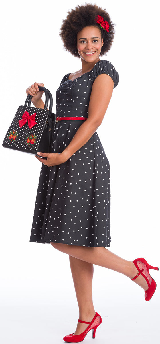 Banned_SHERRY_SPOT_FIT_FLARE_Retro_Polka_Dots_Punkte_SWING_Dress_KLEID_killer_kirsche_2