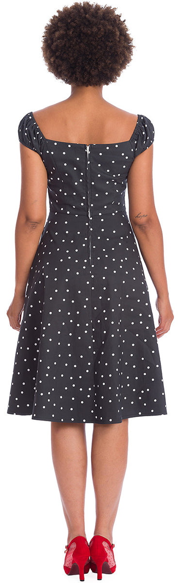 Banned_SHERRY_SPOT_FIT_FLARE_Retro_Polka_Dots_Punkte_SWING_Dress_KLEID_killer_kirsche_4