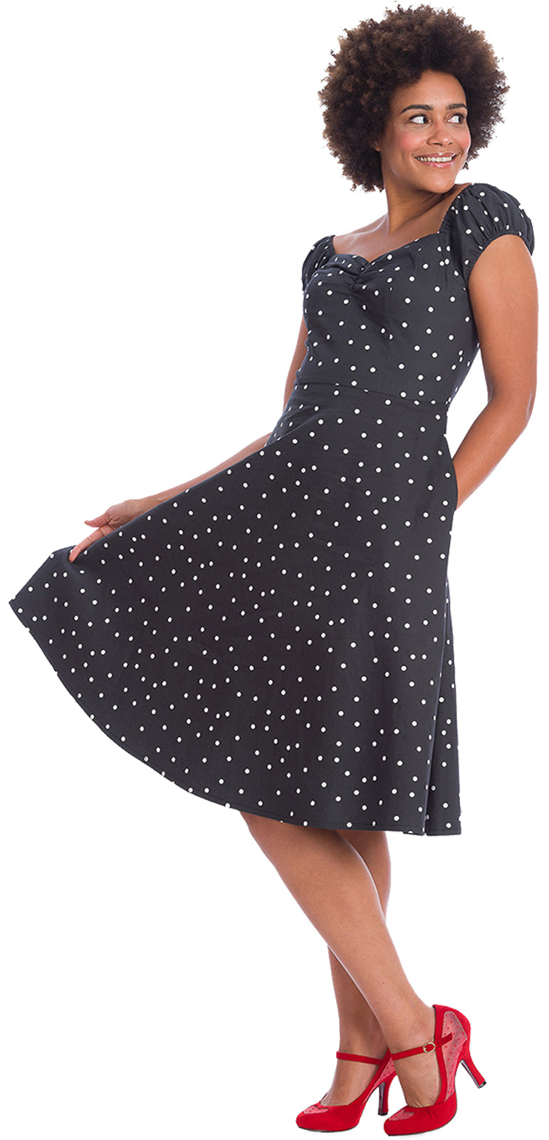 Banned_SHERRY_SPOT_Vintage_POLKA_DOT_Punkte_50s_SWING_DRESS_Kleid_killer_kirsche