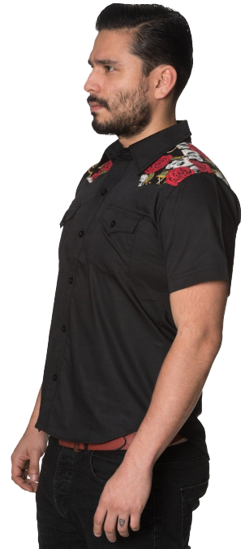 Banned_SKULLS_ROSES_Totenkoepfe_Blumen_KURZARM_Herren_Retro_HEMD_Shirt_killer_kirsche_39zsriulHkWlNb