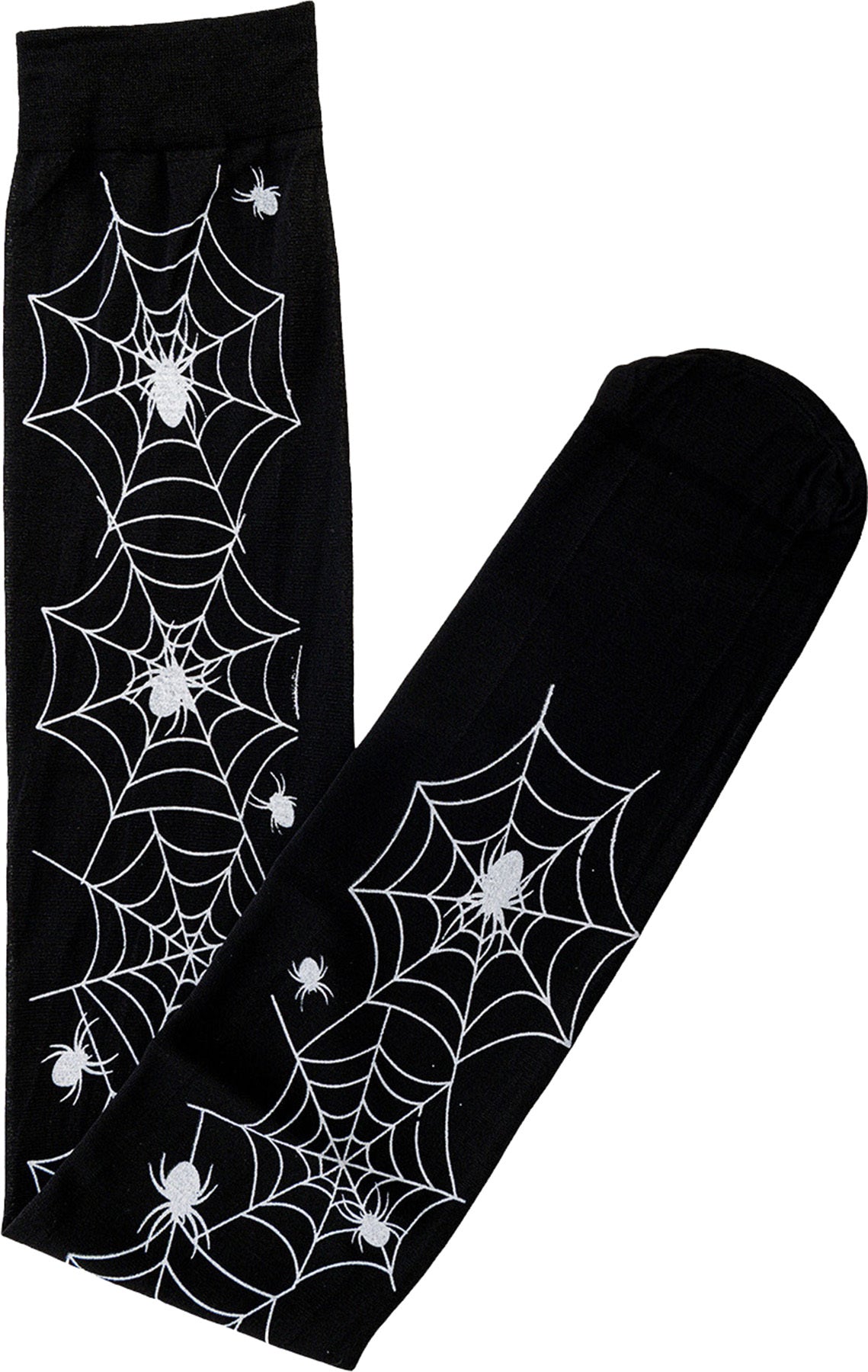 Banned_SPIDER_WEB_Spinnennetz_Halloween_OVERKNEE_SOCKS_Struempfe_STOCKINGS_Killer_Kirsche-2