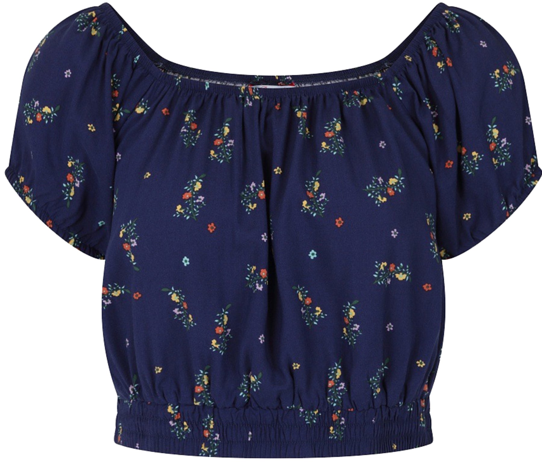 Banned_SPRING_SPRIG_50s_OFF_SHOULDER_Vintage_FLOWERS__BLUSE_Top_killer_kirsche_1