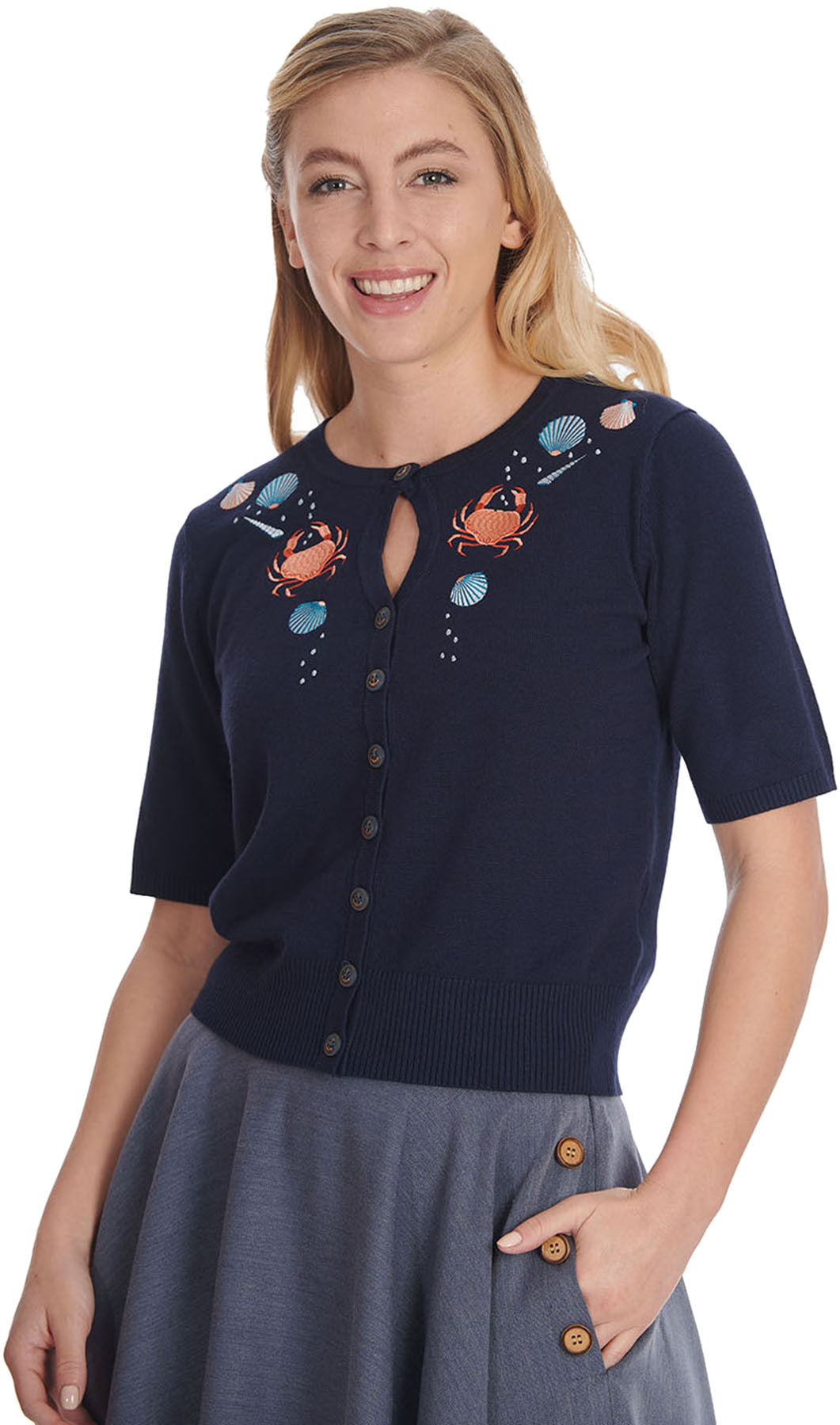 Banned_SUMMER_BEACH_Sailor_SHELL_50s_Langarm_CARDIGAN_Strickjacke_killer_kirsche_3wbzkhcVVgSwpL