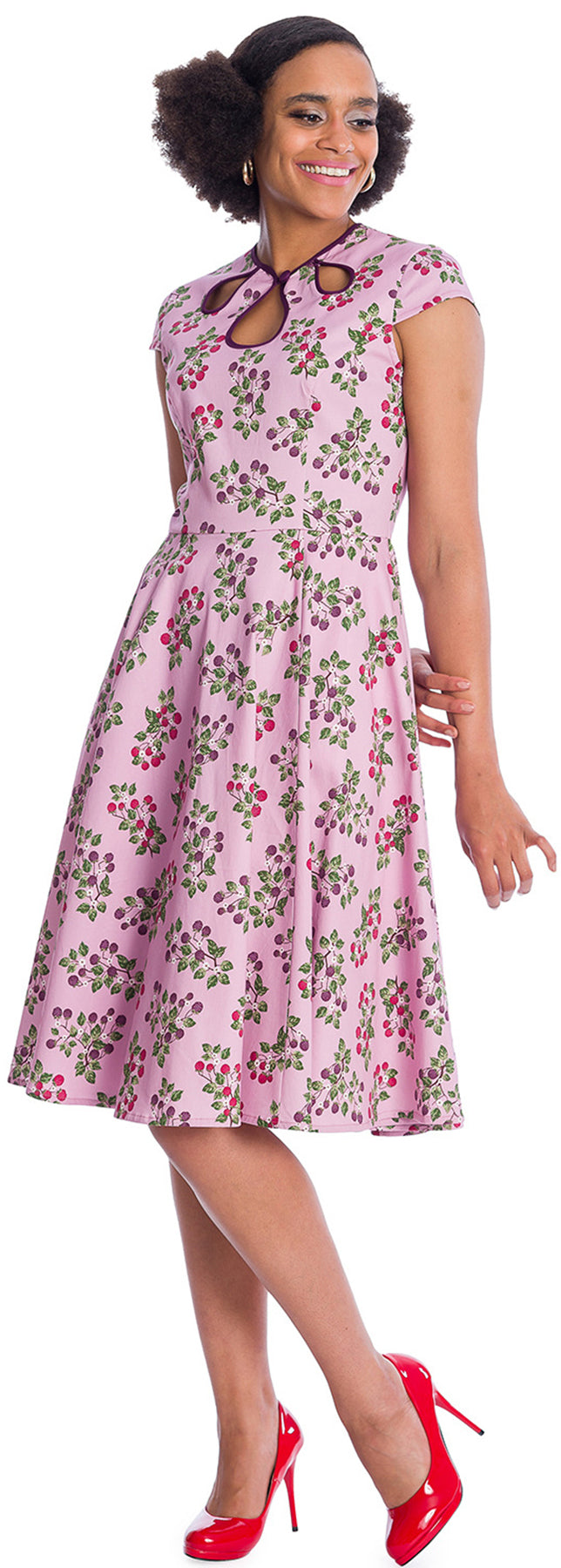 Banned_SUMMER_BERRY_Beeren_FIT_and_FLARE_Kurzarm_50s_SWING_DRESS_Kleid_killer_kirsche_0