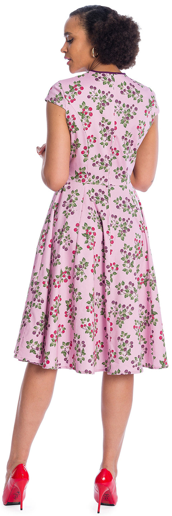 Banned_SUMMER_BERRY_Beeren_FIT_and_FLARE_Kurzarm_50s_SWING_DRESS_Kleid_killer_kirsche_2