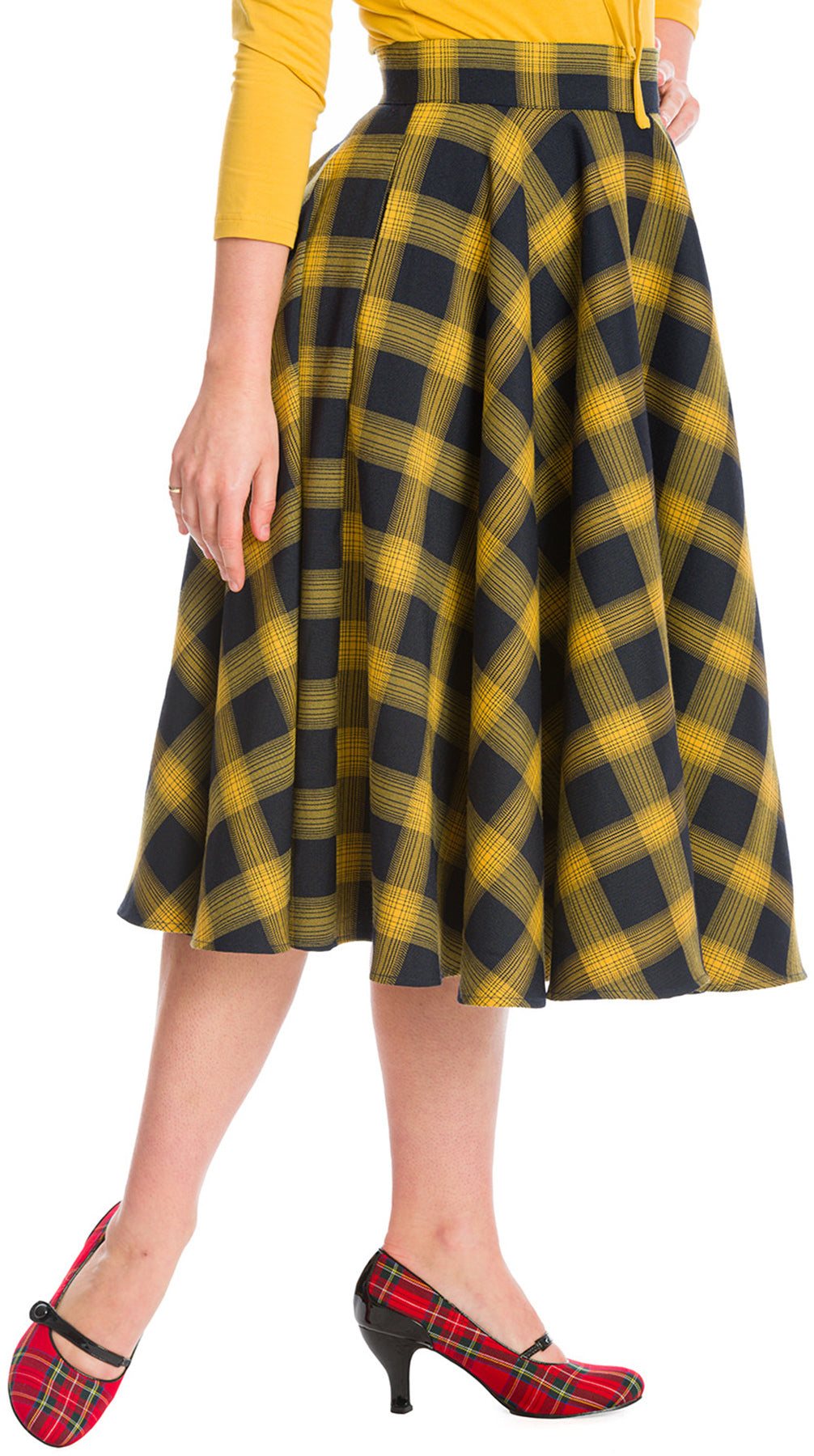 Banned_SWEET_CHECK_Vintage_KARO_Tartan_Tellerrock_SWING_SKIRT_Gelb-Navy_PLUS_SIZE_killer_kirsche_46VK62ZUFwzOsd