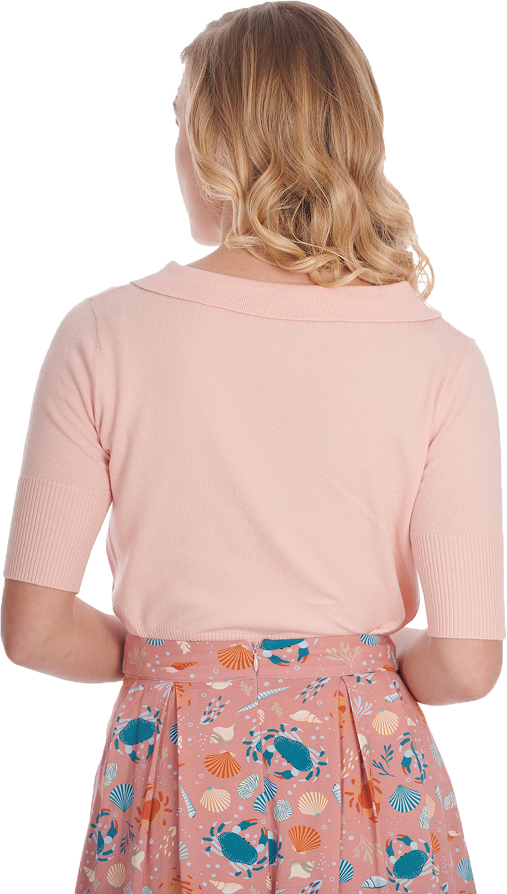 Banned_SWEET_SUNNY_50s_Halbarm_FEINSTRICK_SHIRT_Oberteil_TOP_Plus_Size_-_Rosa_Killer_Kirsche-4