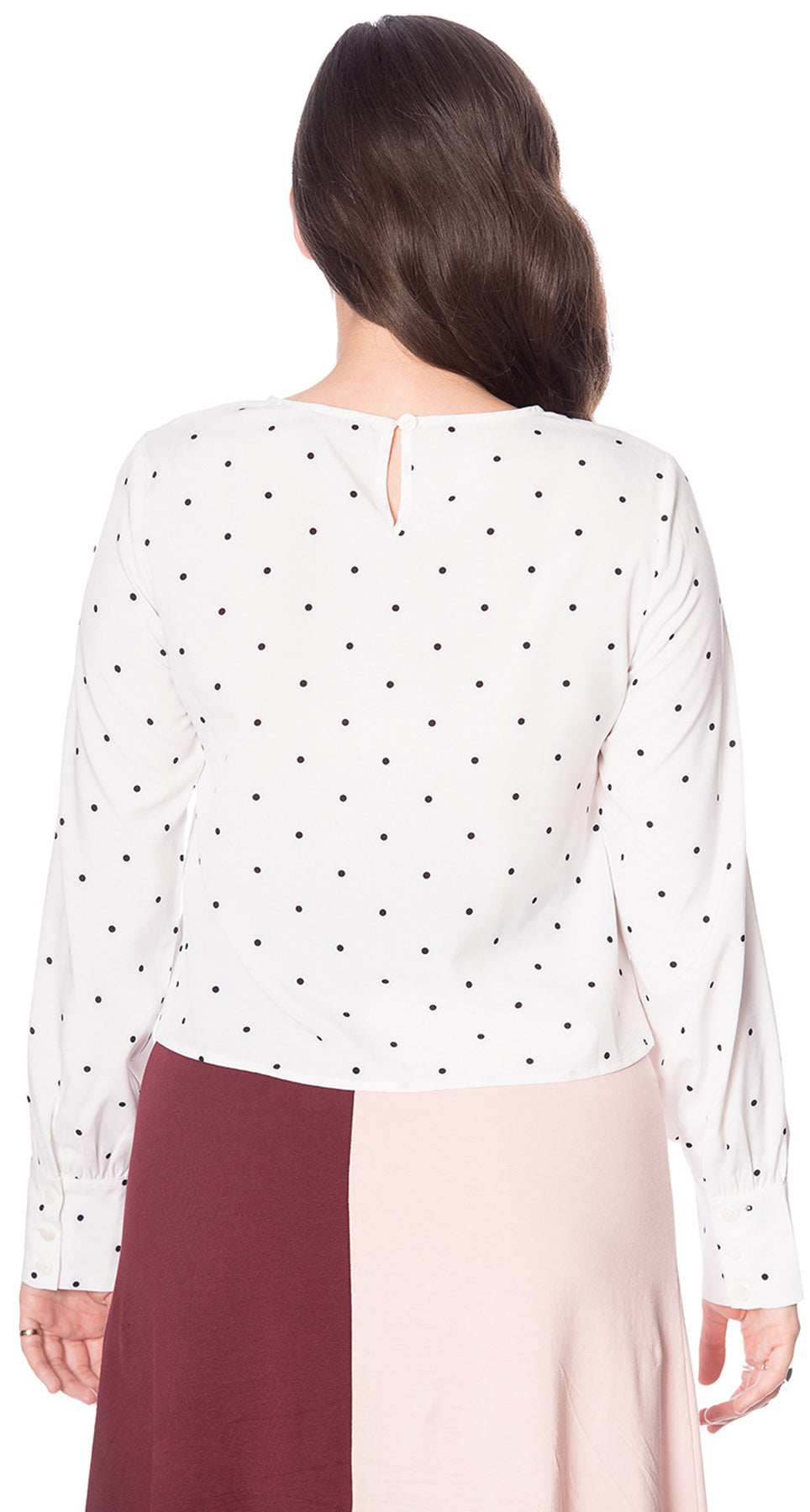 Banned_THE_DOTTY_Polka_Dots_Punkte_langarm_Vintage_Bluse_BLOUSE_Oberteil_killer_kirsche_3NAhnOkSFRtmge