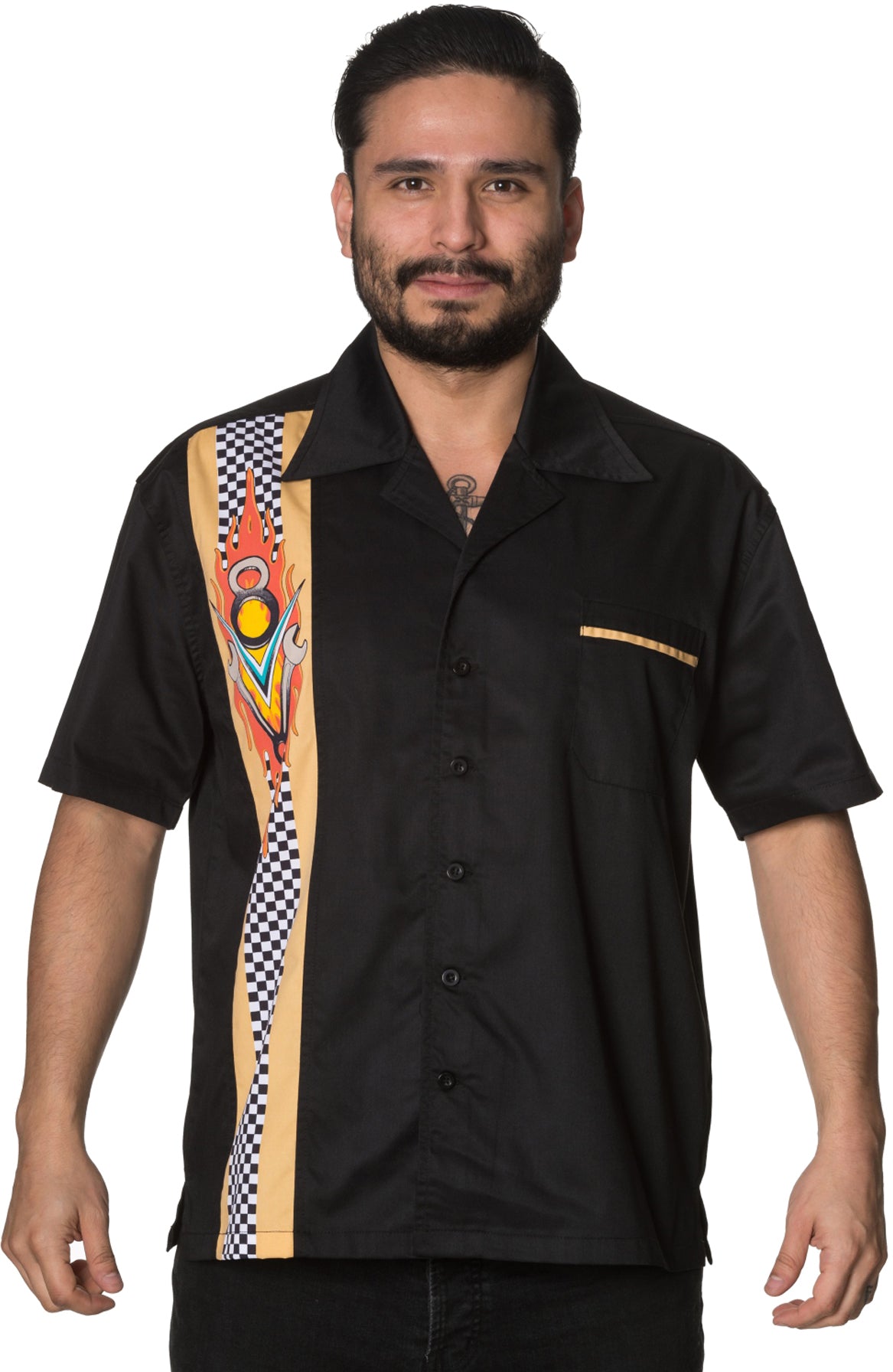 Banned_TONGUE_TIED_Racing_Flag_PANEL_V8_MAN_Bowling_HEMD