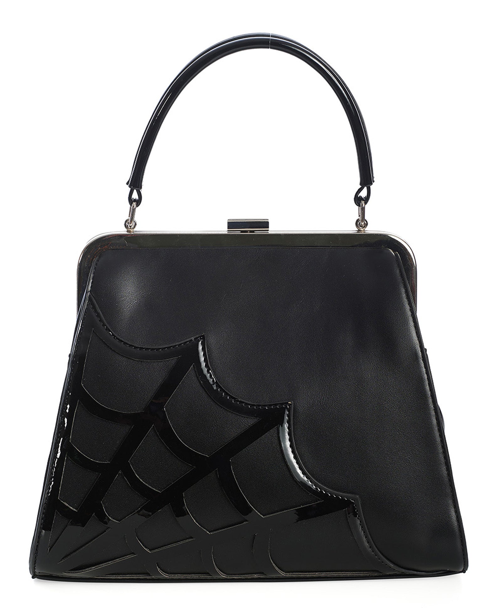 Banned_TWILIGHT_TIME_Spiderweb_Vintage_Trapez_HENKELTASCHE_Handbag_Schwarz-1