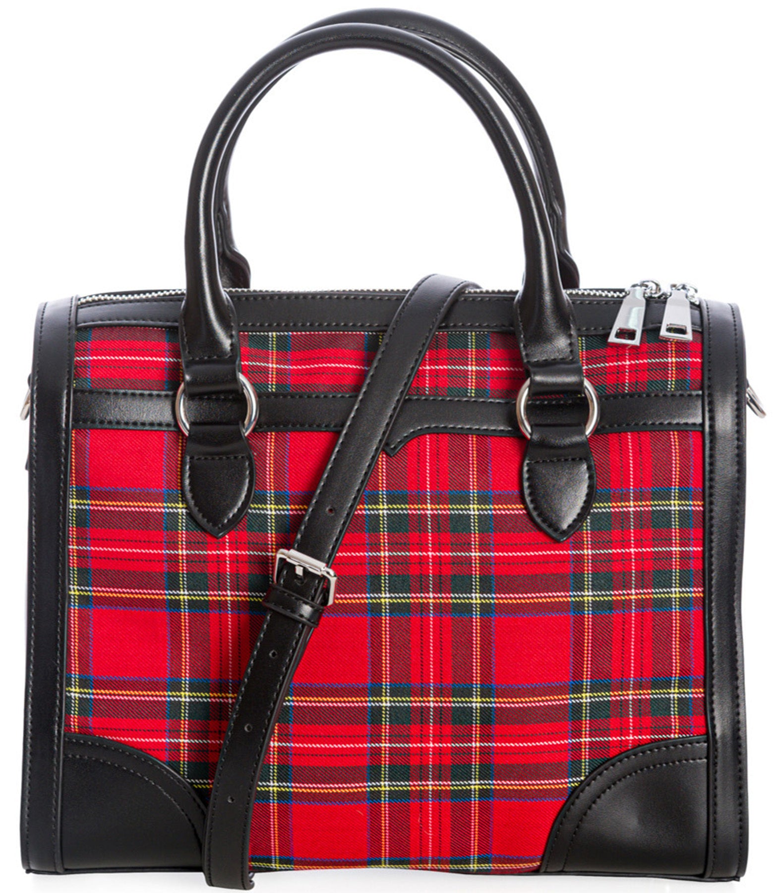 Banned_UPTOWN_GIRL_Vintage_PEPITA_CHECK_Karo_50s_HENKELTASCHE_Handbag_-_Rot_killer_kirsche_46sdE75sPp28T6
