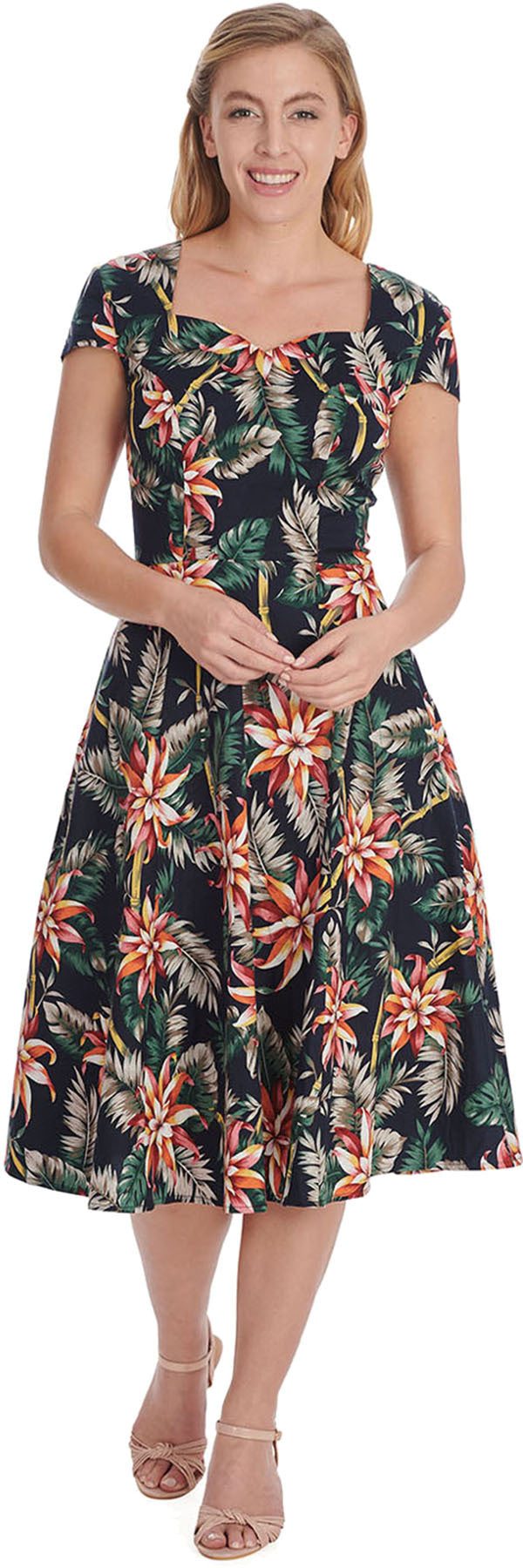 Banned_WILDERNESS_FLOWERS_Vintage_Blaetter_Kurzarm_50s_SWING_DRESS_Kleid_-_Plus_Size_killer_kirsche_178cYPraEXj15D