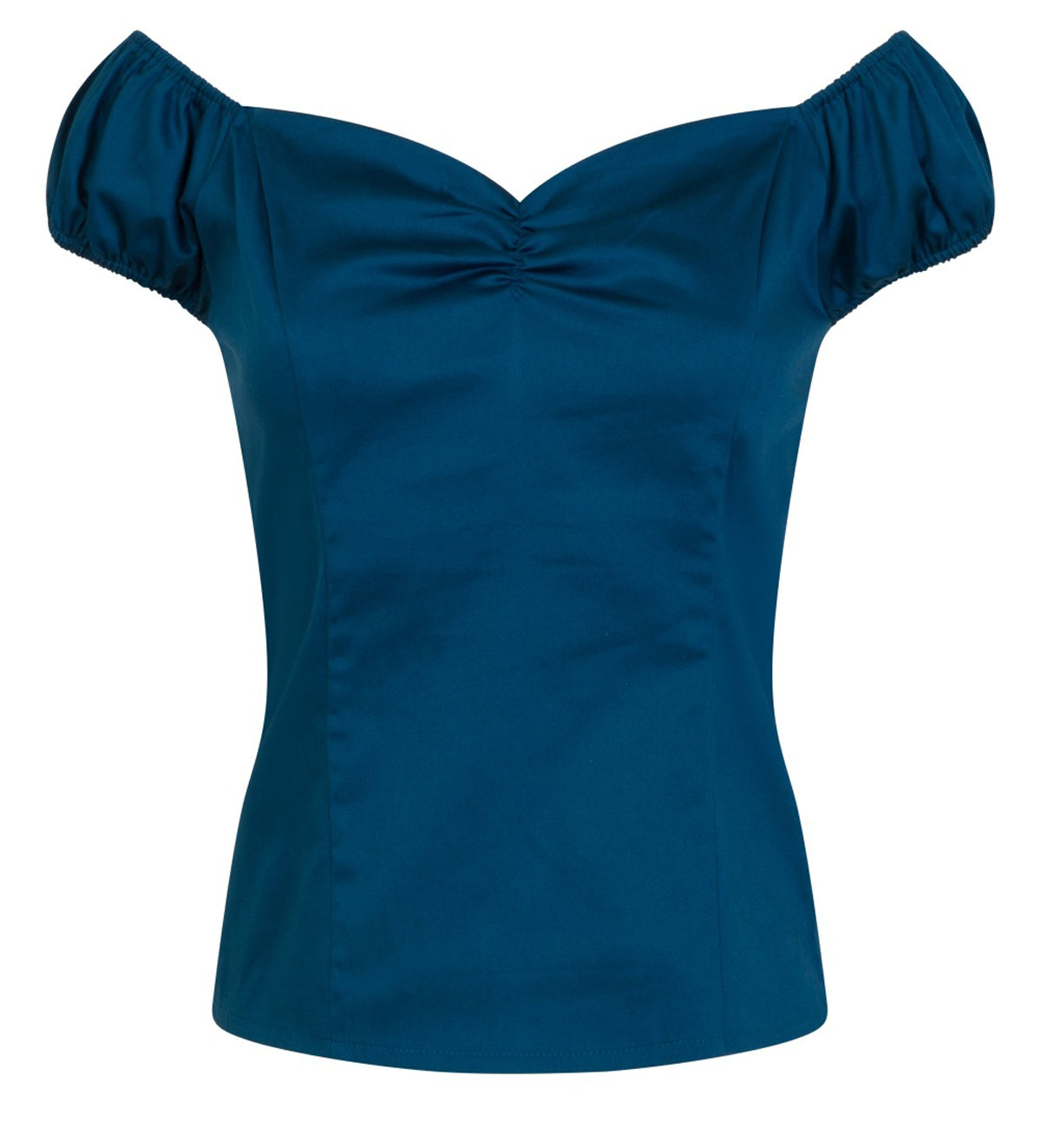 Banned_WINNIE_RETRO_Pin_up_Puff_Sleeve_Vintage_BLUSE_Shirt__Plus_Size__Dunkles_Teal-1TpPBQrVDH87fe