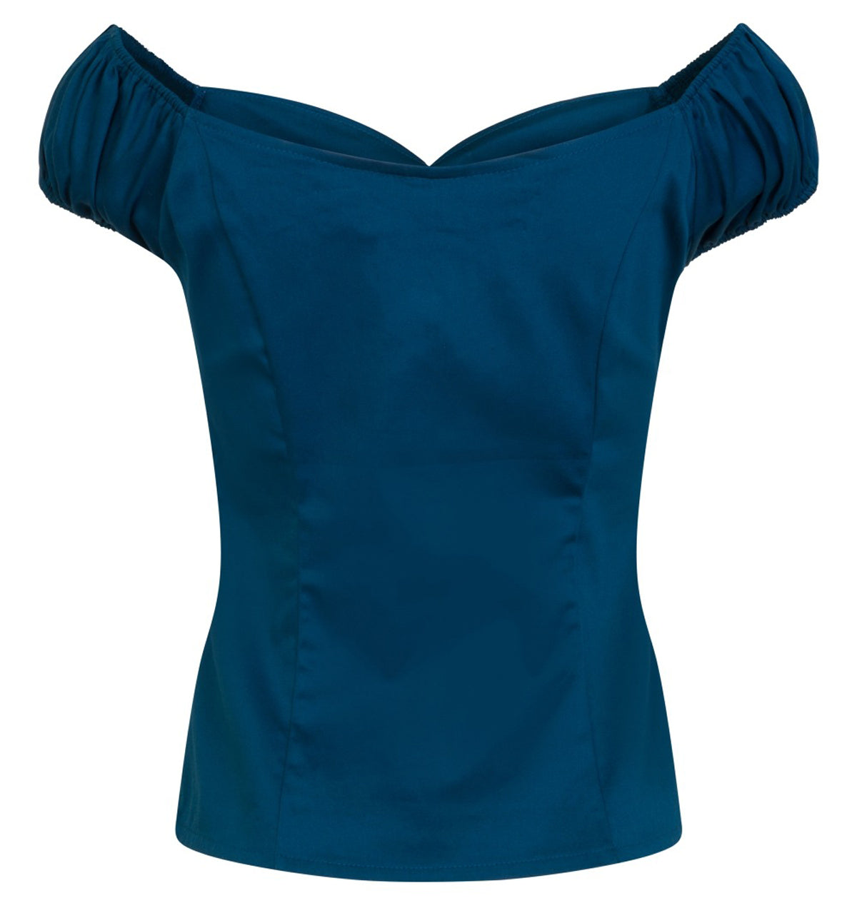 Banned_WINNIE_RETRO_Pin_up_Puff_Sleeve_Vintage_BLUSE_Shirt__Plus_Size__Dunkles_Teal-2eWc9svXi4hG8L