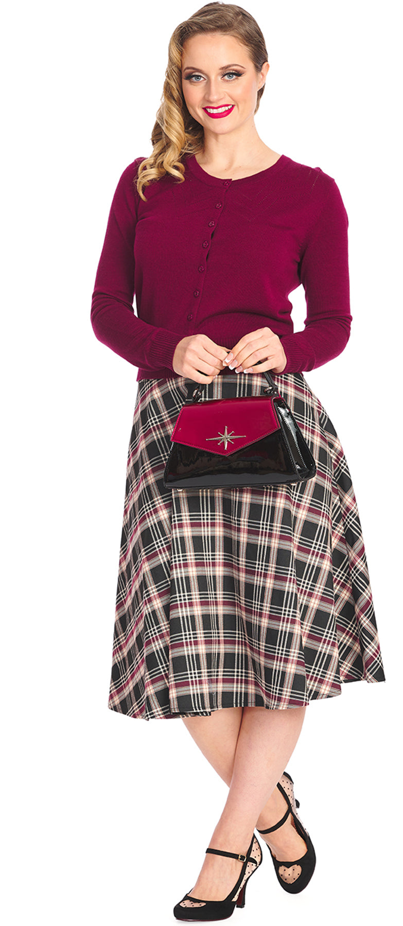 Banned_WINTER_DREAMING_Vintage_KARO_Tartan_Tellerrock_SWING_SKIRT_killer_kirsche_3P7763EgPBget5