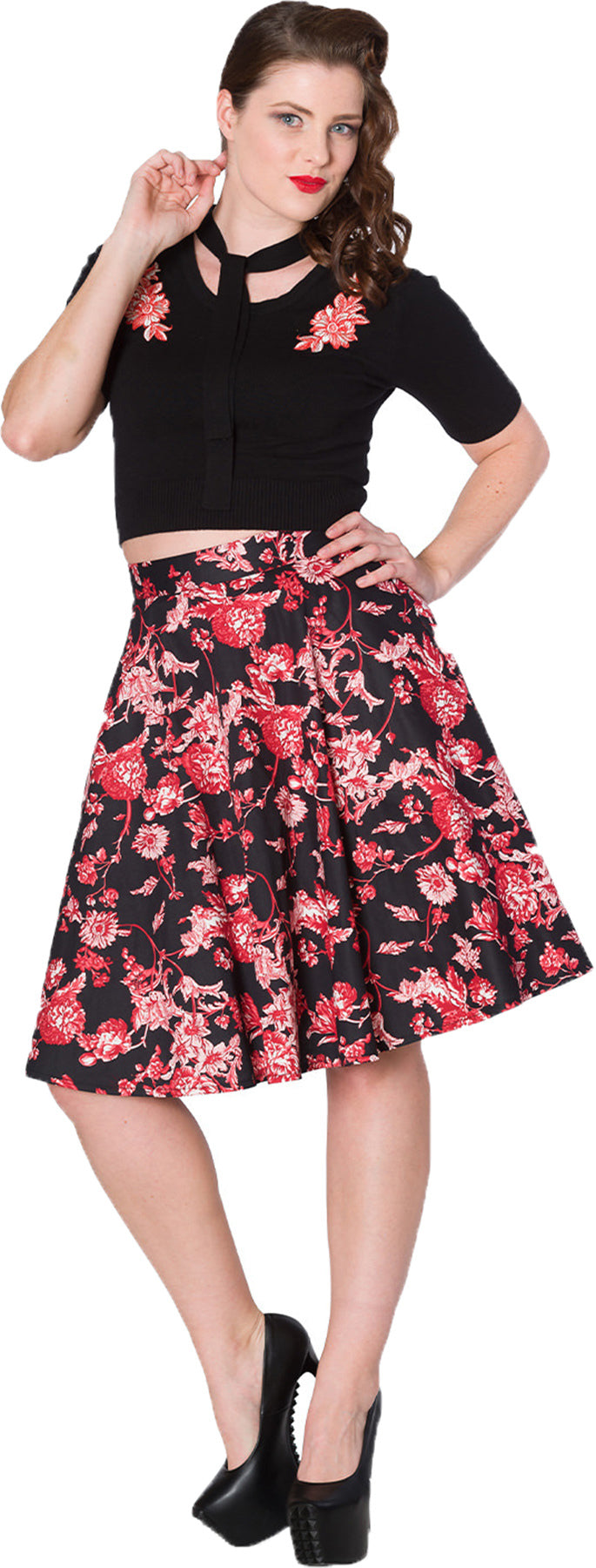 Banned_WINTER_FLOWER_Embroidery_BLUMEN_STICK_Halbarm_Feinstrick_SHIRT_Oberteil_Killer_Kirsche-2