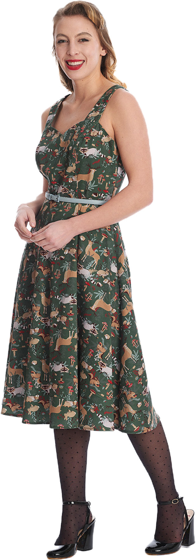 Banned_WOODLAND_CREATURE_Vintage_WALDBEWOHNER_Traeger_SWING_DRESS_Kleid_Killer_Kirsche-2