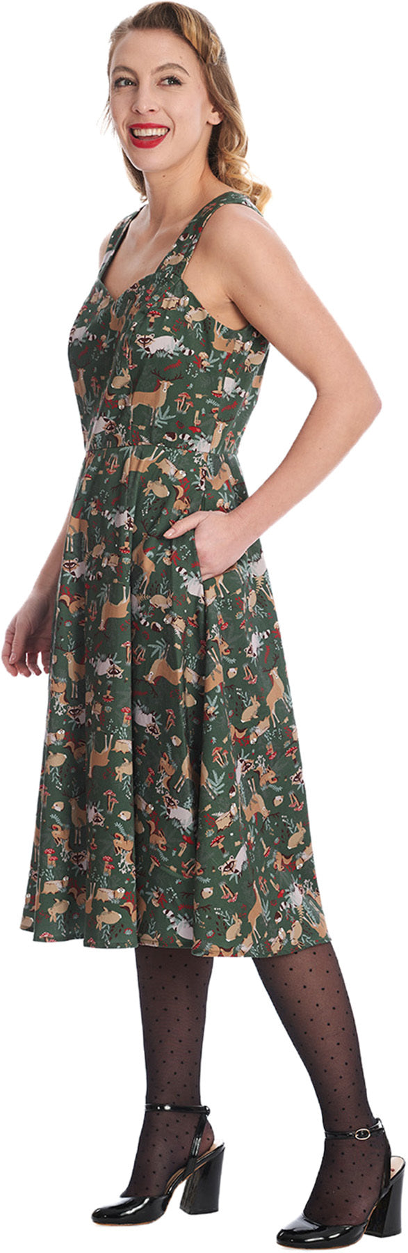 Banned_WOODLAND_CREATURE_Vintage_WALDBEWOHNER_Traeger_SWING_DRESS_Kleid_Killer_Kirsche-3