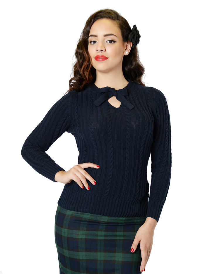 Beau-20Cable-20Knit-20Jumper-20Navy-20FrontWehlGeEPhy0P0