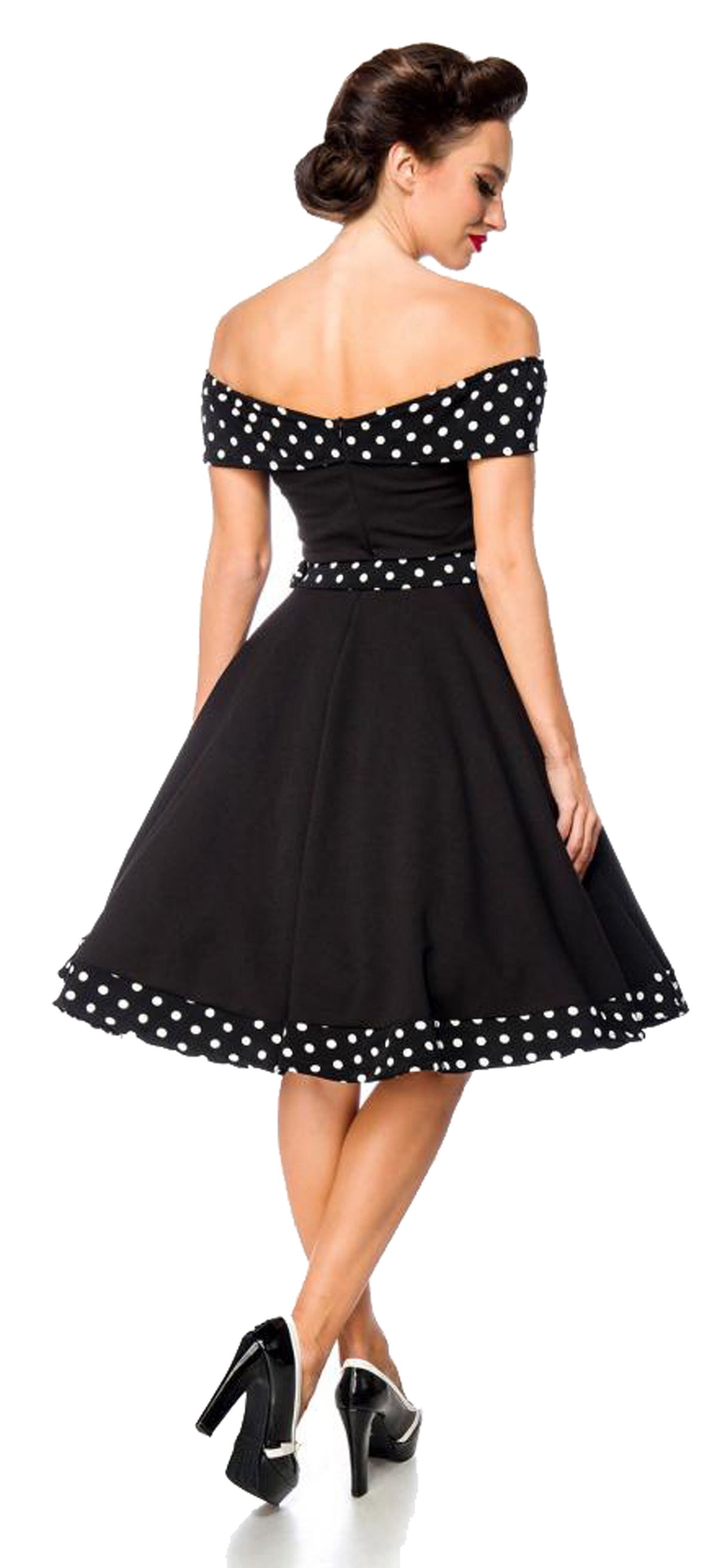 Belsira_POLKA_DOT_SWING_Retro_Carmen_Punkte_50s_Swing_Dress_KLEID_-_Schwarz-2