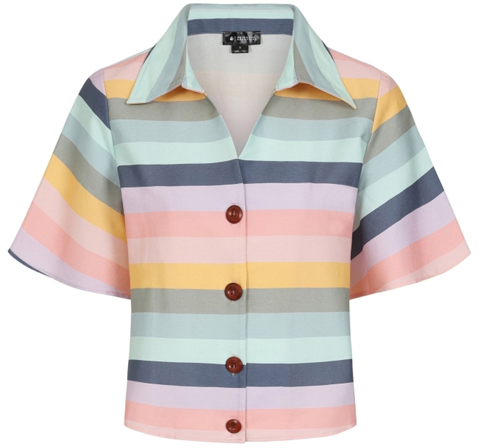 Bright_Beautiful_SUE_CARNIVAL_STRIPE_BLOUSE_Fruechte_Blumen_Kurzarm_BLOUSE_Bluse_killer_kirsche_1