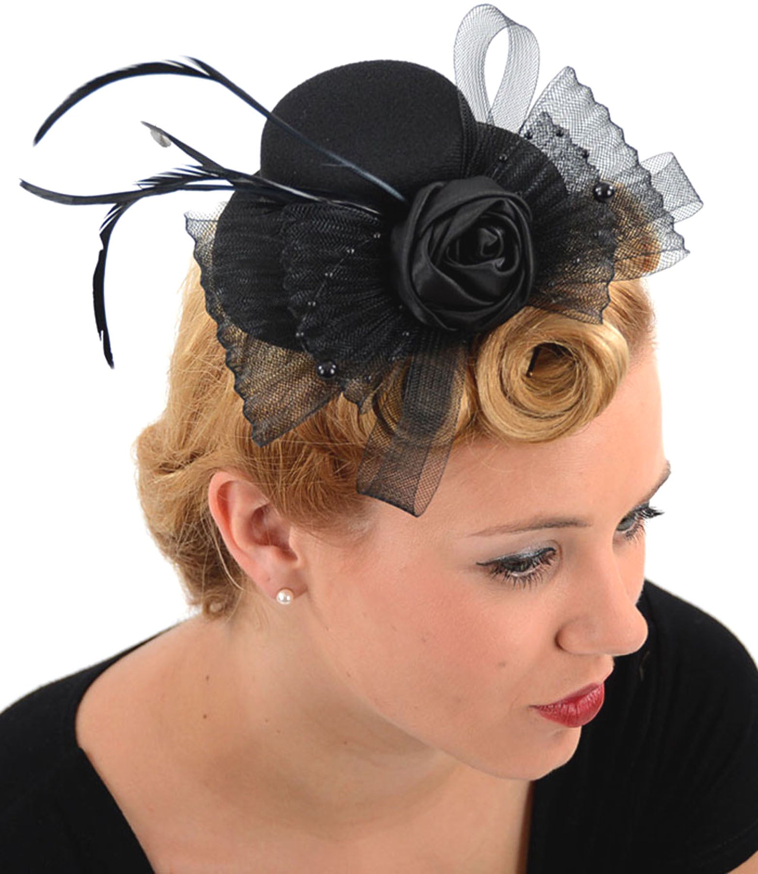 Burlesque_Feather_ZYLINDER_Rosen_BOW_Schleifen_HEADPIECE_-_Black_killer_kirscheXD4tHt8LcmnVk