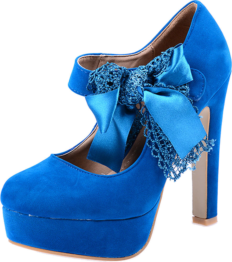 Burlesque_PIN_UP_Satin_Bow_RIEMCHEN_Plateau_HIGH_HEELS_-_Blau