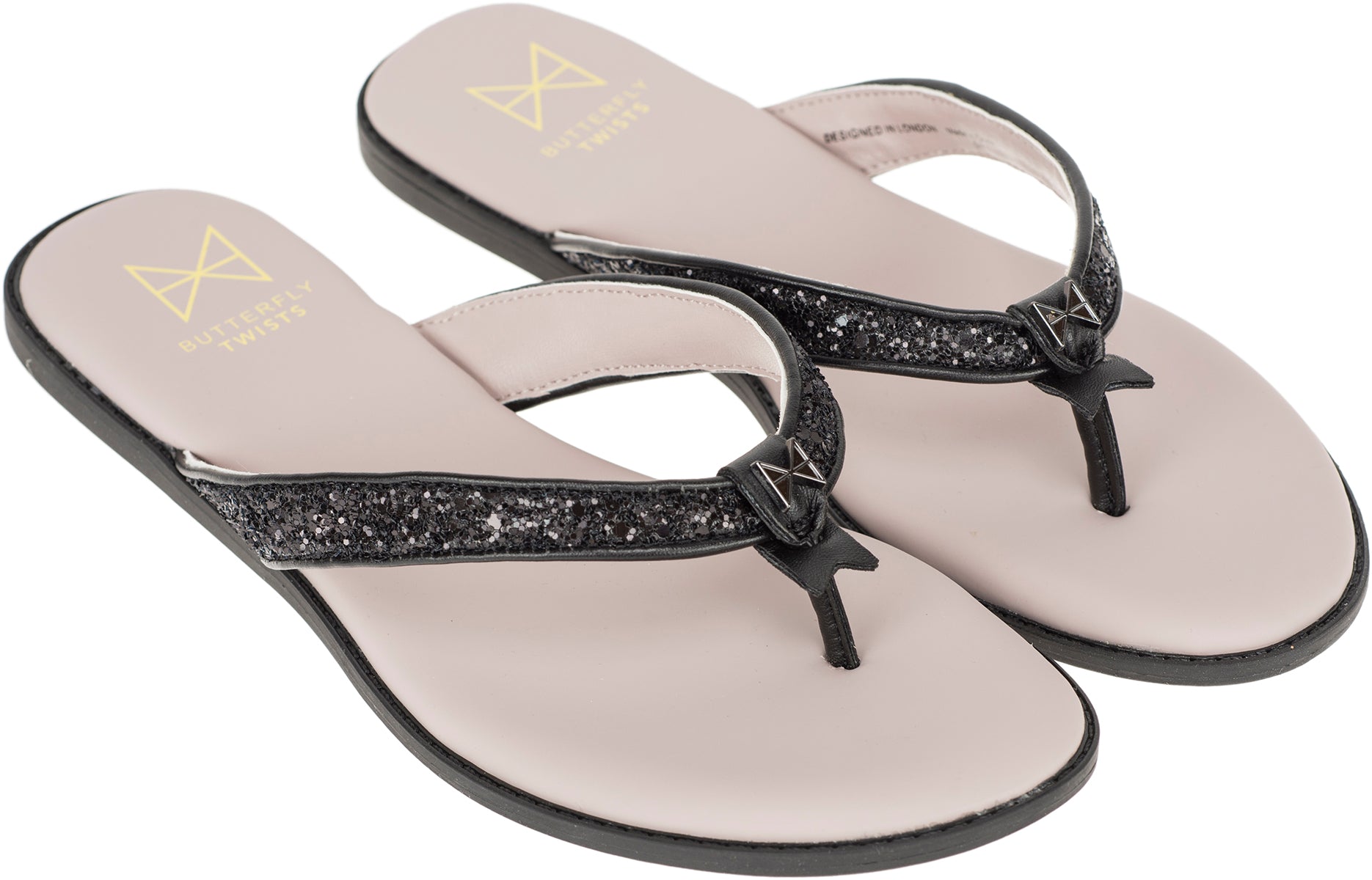 Butterfly_Twists_BONDI_Black_Glitter_Retro_SANDAL_Zehentreter_SCHUHE-6vVfvIZzL3utmN