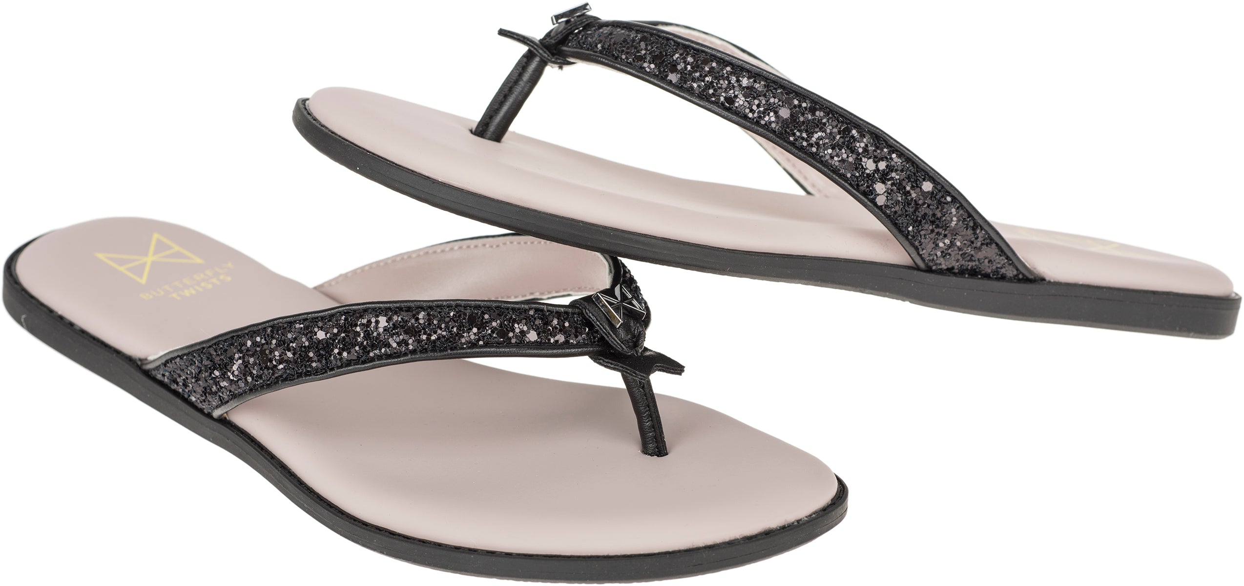 Butterfly_Twists_BONDI_Black_Glitter_Retro_SANDAL_Zehentreter_SCHUHE-7yFU5m6eiCWixY