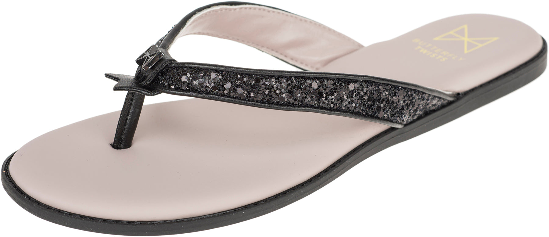 Butterfly_Twists_BONDI_Black_Glitter_Retro_SANDAL_Zehentreter_SCHUHE_killer_kirscheEc02q0ktJGDbU