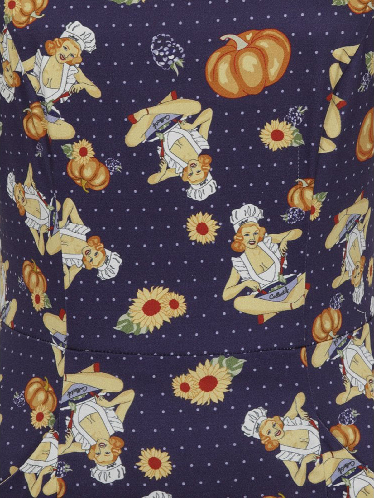 COLLECTIF_MAINLINE_HEPBURN_PUMPKIN_PINUP_PENCIL_DRESS4