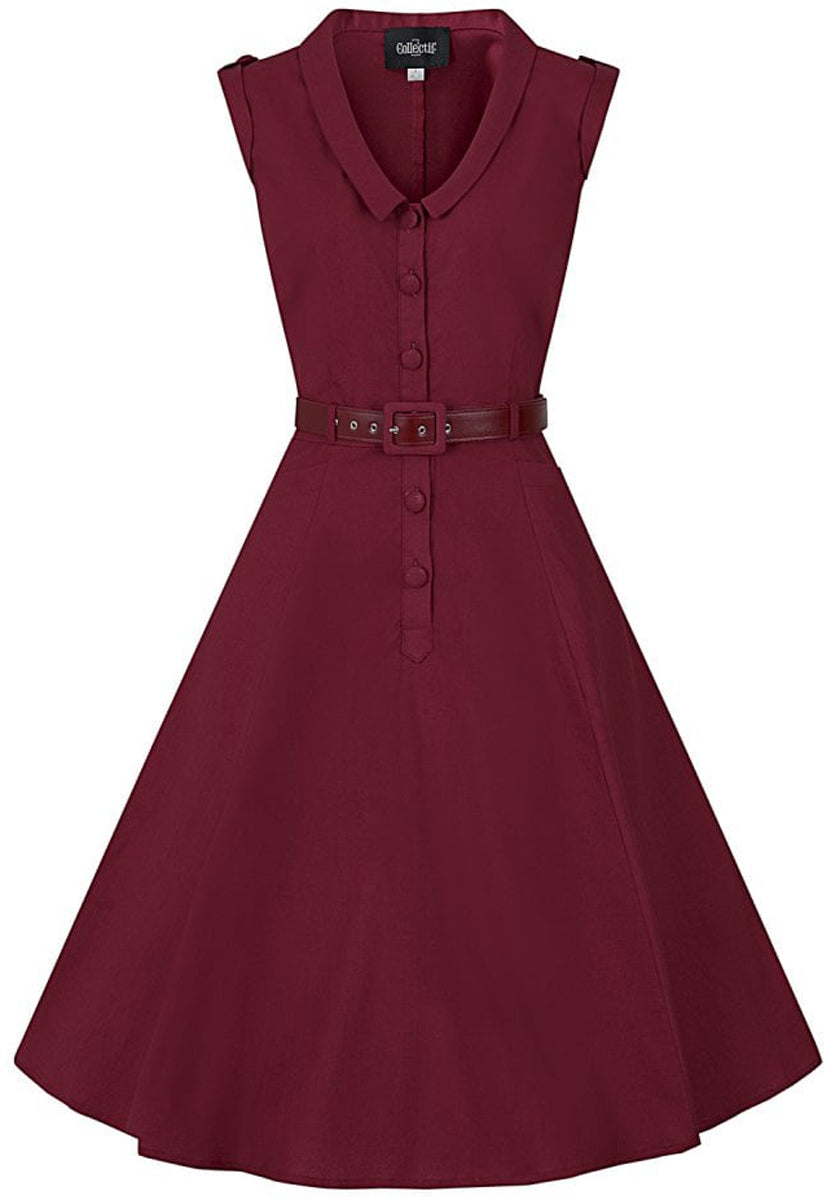 COLLECTIF_MAINLINE_LEONIE_PLAIN_SWING_DRESS_killer_kirsche_3TFpvHuebArMhA