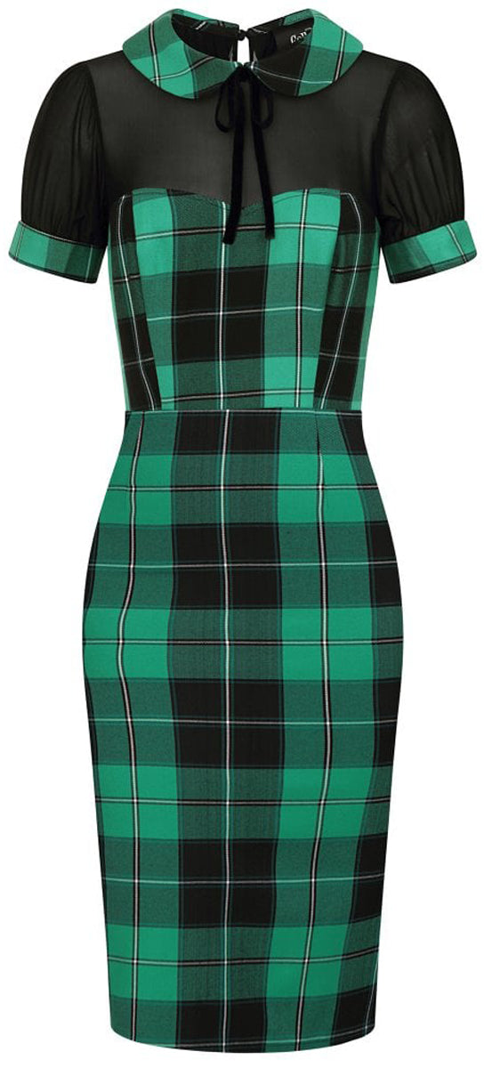 COLLECTIF_MAINLINE_MAC_FOLIAGE_CHECK_PENCIL_DRESS_killer_kirsche_2