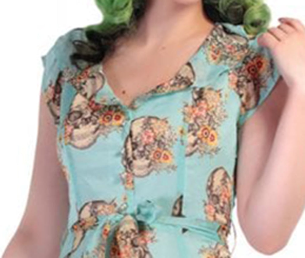 COLLECTIF_MAINLINE_VIOLET_SKULL_PRINT_DRESS2