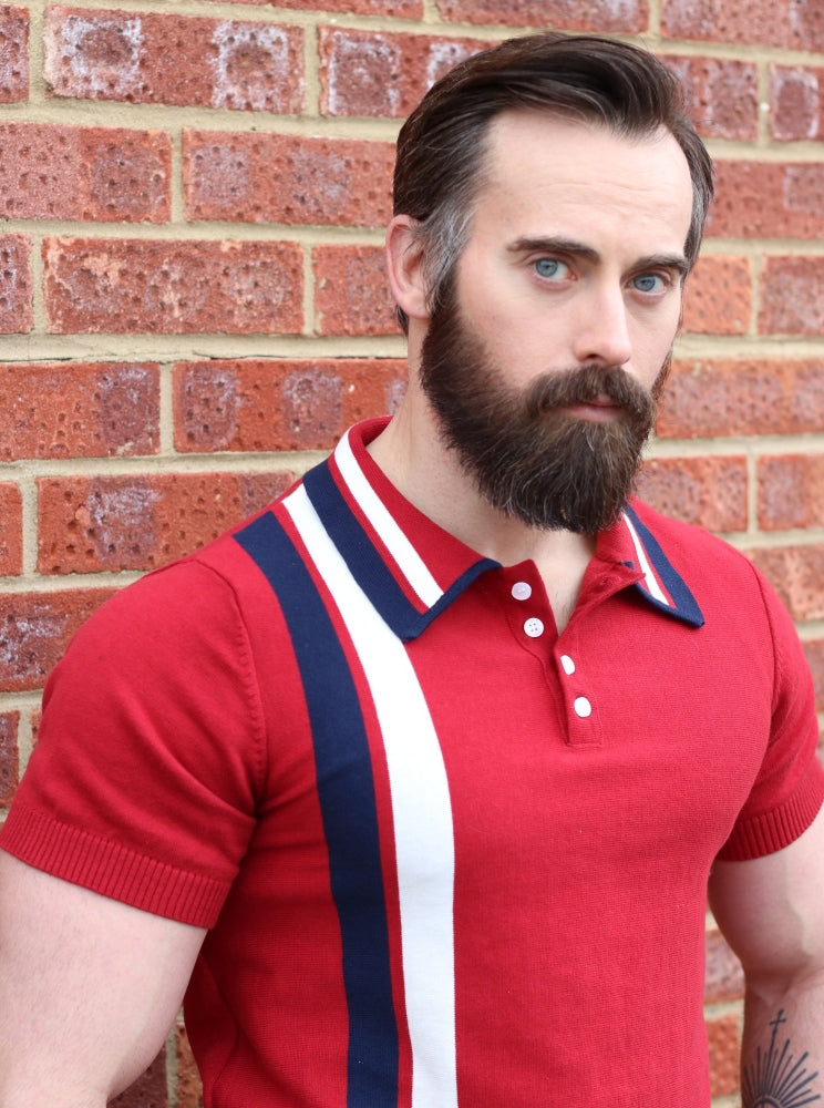 COLLECTIF_PERU_DOUBLE_STRIPED_POLO_Vintage_KNITTED_Streifen_Feinstrick_Kurzarm_POLO_SHIRT_killer_kirsche_3