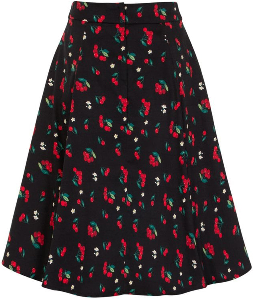 COLLECTIF_TANYA_CHERRIES_BLOSSOM_SWING_SKIRT_Kirschen_Rock_Schwarz_killer_kirsche_3