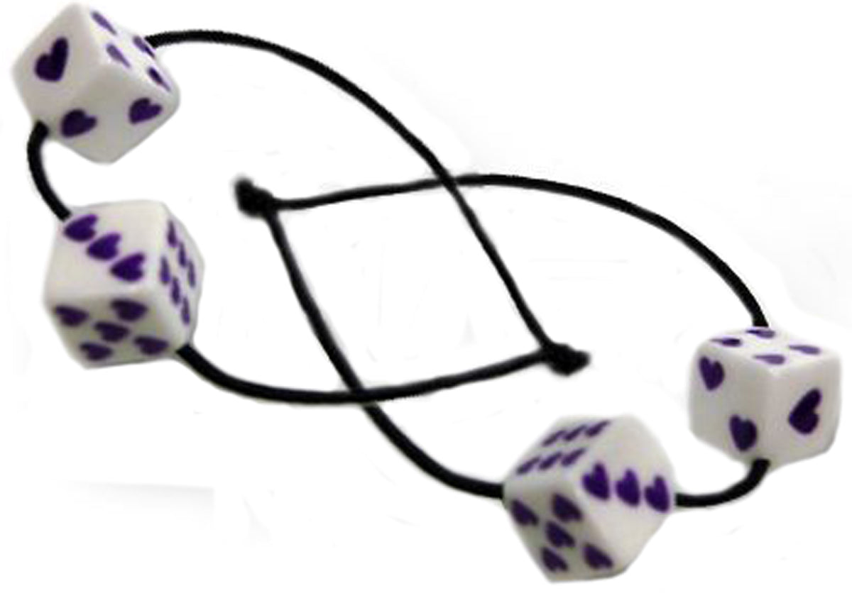CUTE_Dice_HEART_Haargummis_-_1_PaarlilacebuQuneGukCC
