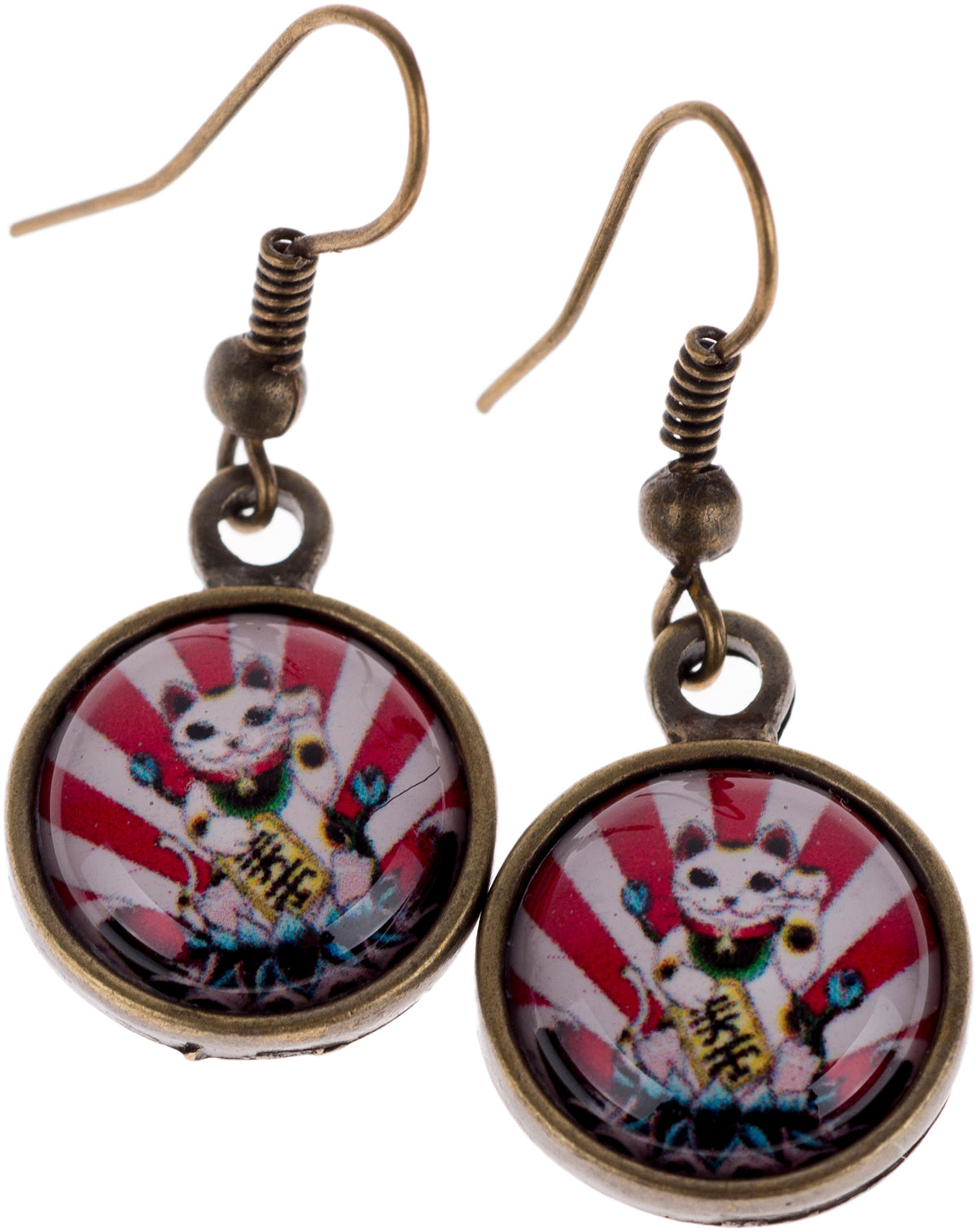 CUTE_Retro_SWEETY_CAT_Glueckskatzen_VINTAGE_Ohrhaenger1CO5XPbkgJ78OM