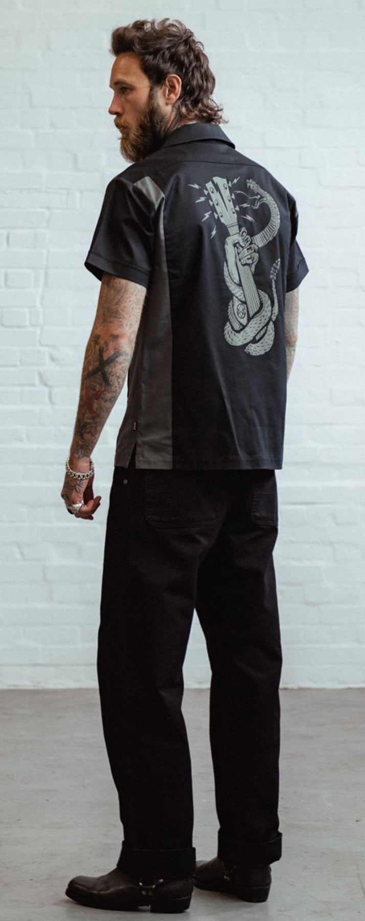 Chet_Rock_CALEB_Retro_WORKWEAR_Oldschool_Slim_Fit_JEANS_Schwarz_killer_kirsche_3
