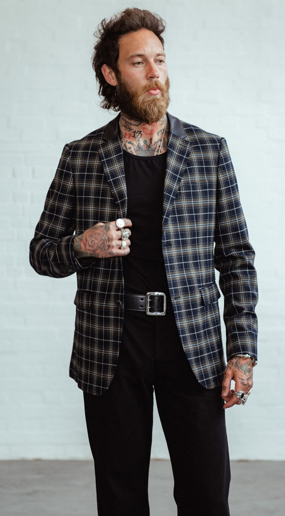 Chet_Rock_CHUCK_Vintage_TARTAN_Karo_CHECK_Classic_BLAZER_Herren_Sakko_killer_kirsche_6