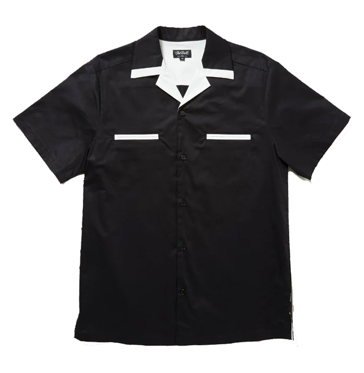 Chet_Rock_FAST_AND_LOUD_Psychobilly_Print_Retro_KURZARM_Herren_50s_BOWLING_HEMD_Shirt_-_Schwarz-1