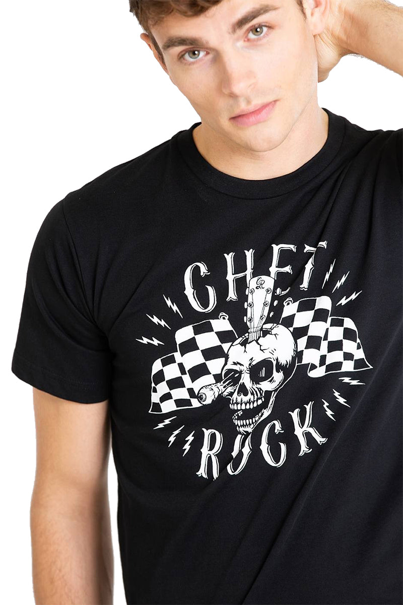 Chet_Rock_GUITAR_HEAD_Racing_Flags_Rundhals_MOTIV_Herren_Kurzarm_SHIRT02SyThILcZr98G9